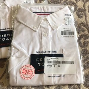 Short sleeve child’s Oxford shirt